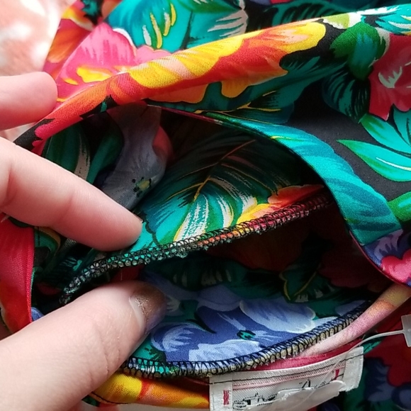 NWT Early 90s Vtg Talbots Floral Silk Blouse Top - Picture 5 of 8